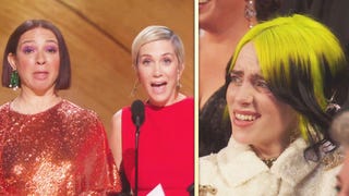 Oscars 2020: Billie Eilish Reacts to Kristen Wiig and Maya Rudolph's Wild Bit