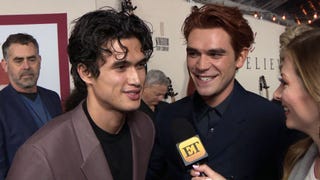 KJ Apa's 'Riverdale' Co-Star Charles Melton Crashes His Interview -- Watch! (Exclusive)