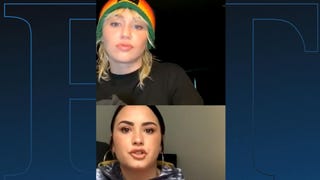 Miley Cyrus and Demi Lovato Livestream Amid Coronavirus Concerns