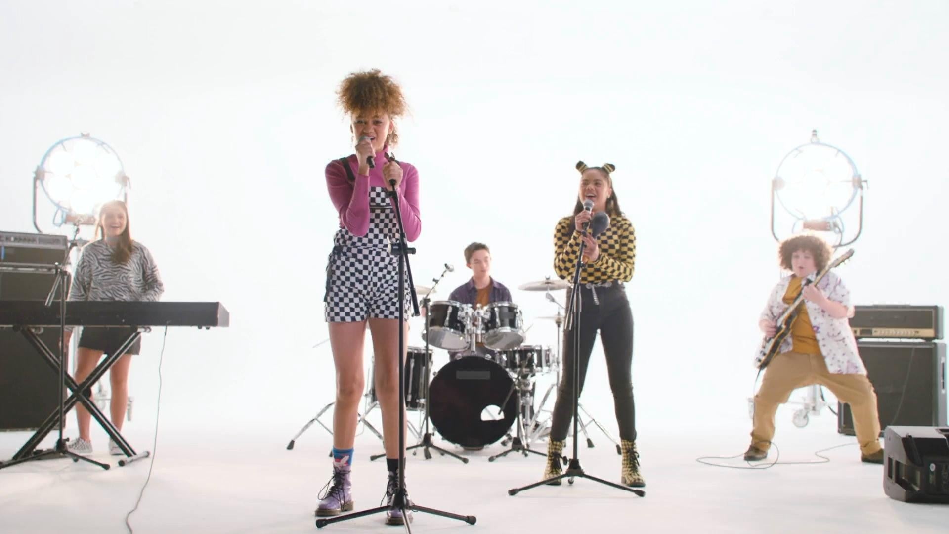 Upside Down Magic Cast Performs Cover Of Angels And Airwaves Hit Everything S Magic Exclusive Entertainment Tonight