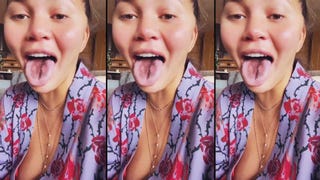 Why Chrissy Teigen Says Her Tongue is ‘Literally Falling Off’ 