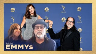 ET Reunites With the Emmys Couple Who Got Engaged On Stage! | Emmys 2020