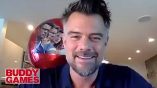 Josh Duhamel on Getting His Butt Kicked By 'Buddy Games' Co-Star Olivia Munn (Exclusive)