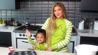 Watch Stormi Webster Shower Mom Kylie Jenner with Compliments