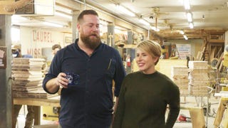 HGTV ‘Home Town’ Stars Ben and Erin Napier Show Off Their Renovation Workshop (Exclusive)