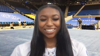 Gymnast Nia Dennis Recalls the Moment She Was Praised by Missy Elliott (Exclusive)