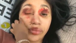 Watch Cardi B's Daughter Kulture Do Her Makeup!