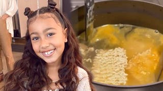 North West Shows Sister Chicago and Cousin Dream Kardashian How to Cook!