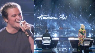 'American Idol': Katy Perry Leaps to Her Feet Watching Ex-Boy Bander's Audition (Exclusive)