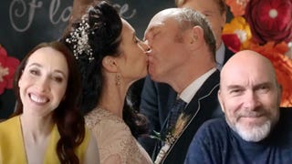 'When Calls the Heart’s Loretta Walsh and Hrothgar Mathews on Florence and Ned’s Wedding (Exclusive)