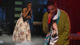 Kid Cudi Pays Tribute to Kurt Cobain and Chris Farley on ‘Saturday Night Live’
