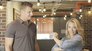 Camille Kostek Asks Boyfriend Rob Gronkowski About That Viral Lombardi Trophy Toss