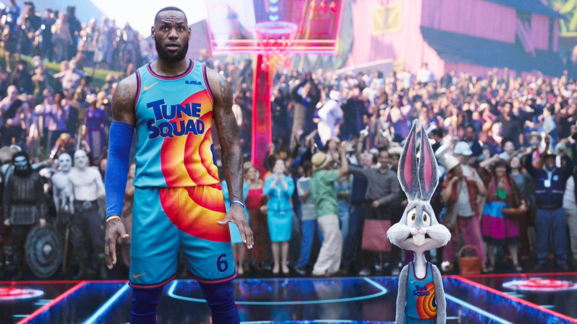 LeBron James reveals Space Jam Tune Squad on Entertainment Weekly