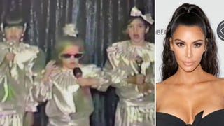 Kim Kardashian Shares Rare Home Movie Singing With Her Sisters