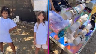 North West and Penelope Disick Start a Lemonade and Jewelry Stand!