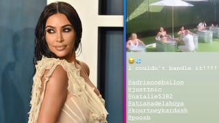 Watch Kim Kardashian Freak Out Over Ice Bath