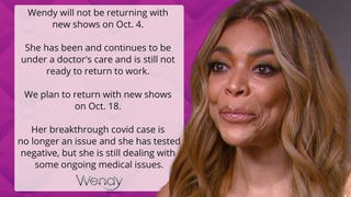 ‘The Wendy Williams Show’ Delayed Again Amid 'Ongoing Health Issues'