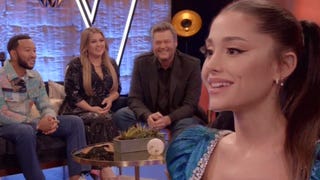 Watch Ariana Grande’s Fellow 'Voice' Coaches Gush Over Her Talent