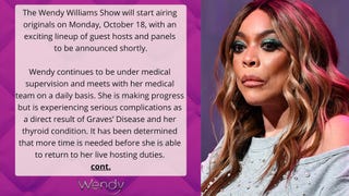 Wendy Williams Not Returning to Daytime Talk Show as Expected