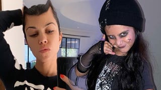 Kourtney Kardashian Shares Daughter Penelope's Goth Halloween Look