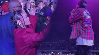 Watch Rihanna Proudly Film Boyfriend A$AP Rocky's Concert!