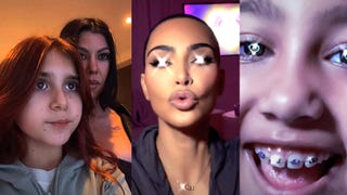 Kim Kardashian and North Battle Kourtney and Penelope on TikTok!