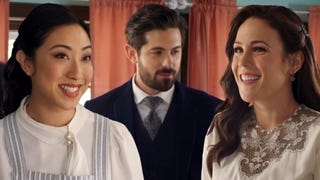 ‘When Calls the Heart’: Elizabeth Blushes Over 'Handsome' Lucas After Meeting Mei Sou (Exclusive)