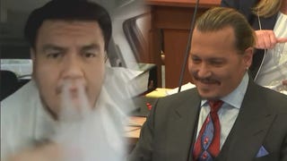 Witness Vapes on Camera While Giving Testimony During Johnny Depp Trial