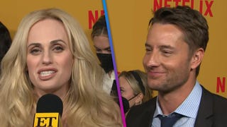 Rebel Wilson Plays Justin Hartley’s Hype Woman at 'Senior Year’ Premiere (Exclusive)