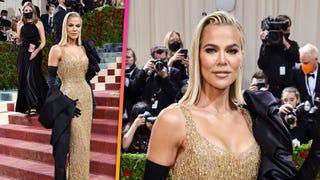 Khloé Kardashian Goes Bold With a Bow During Met Gala Debut