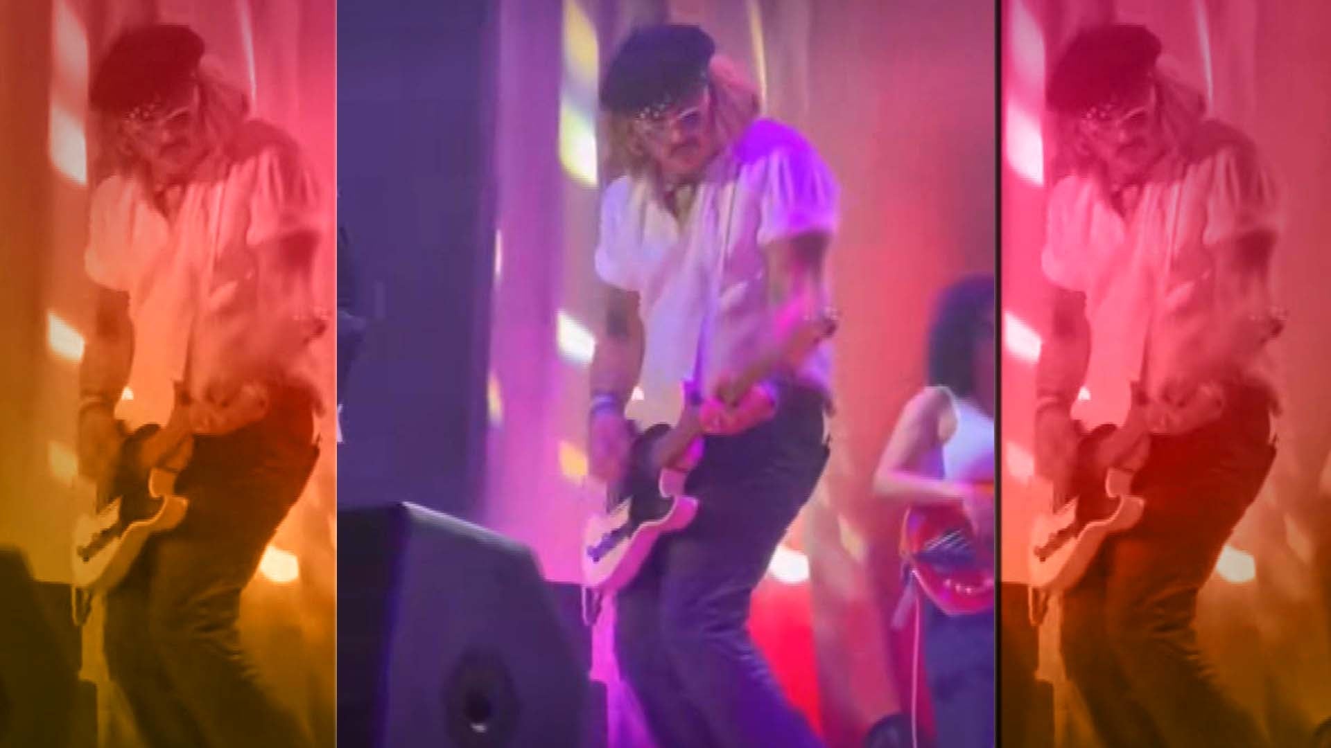 Johnny Depp Stuns Crowd at Jeff Beck Concert in England Following Defamation Trial 