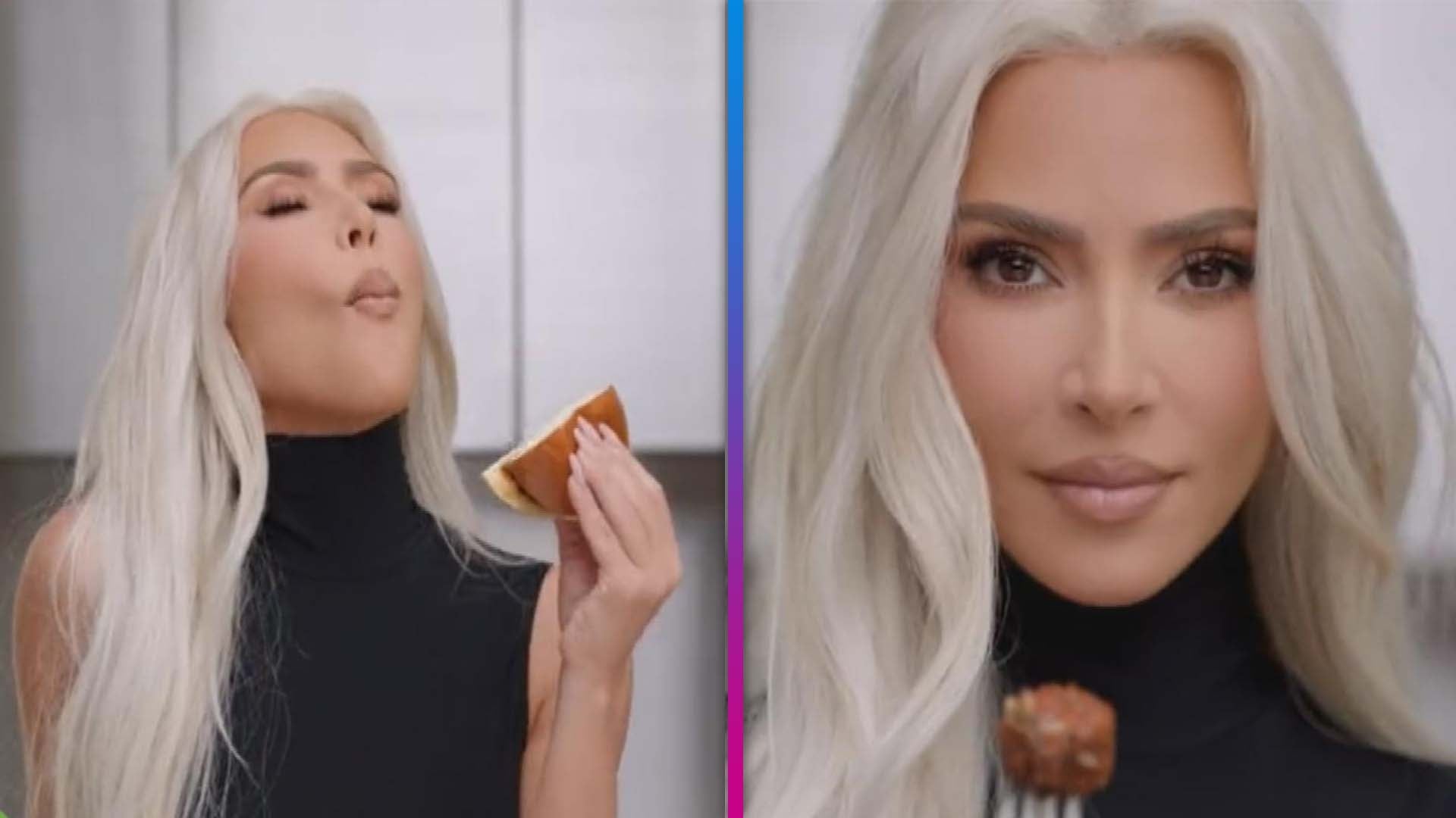 Kim Kardashian Mocked for How She Eats a Burger