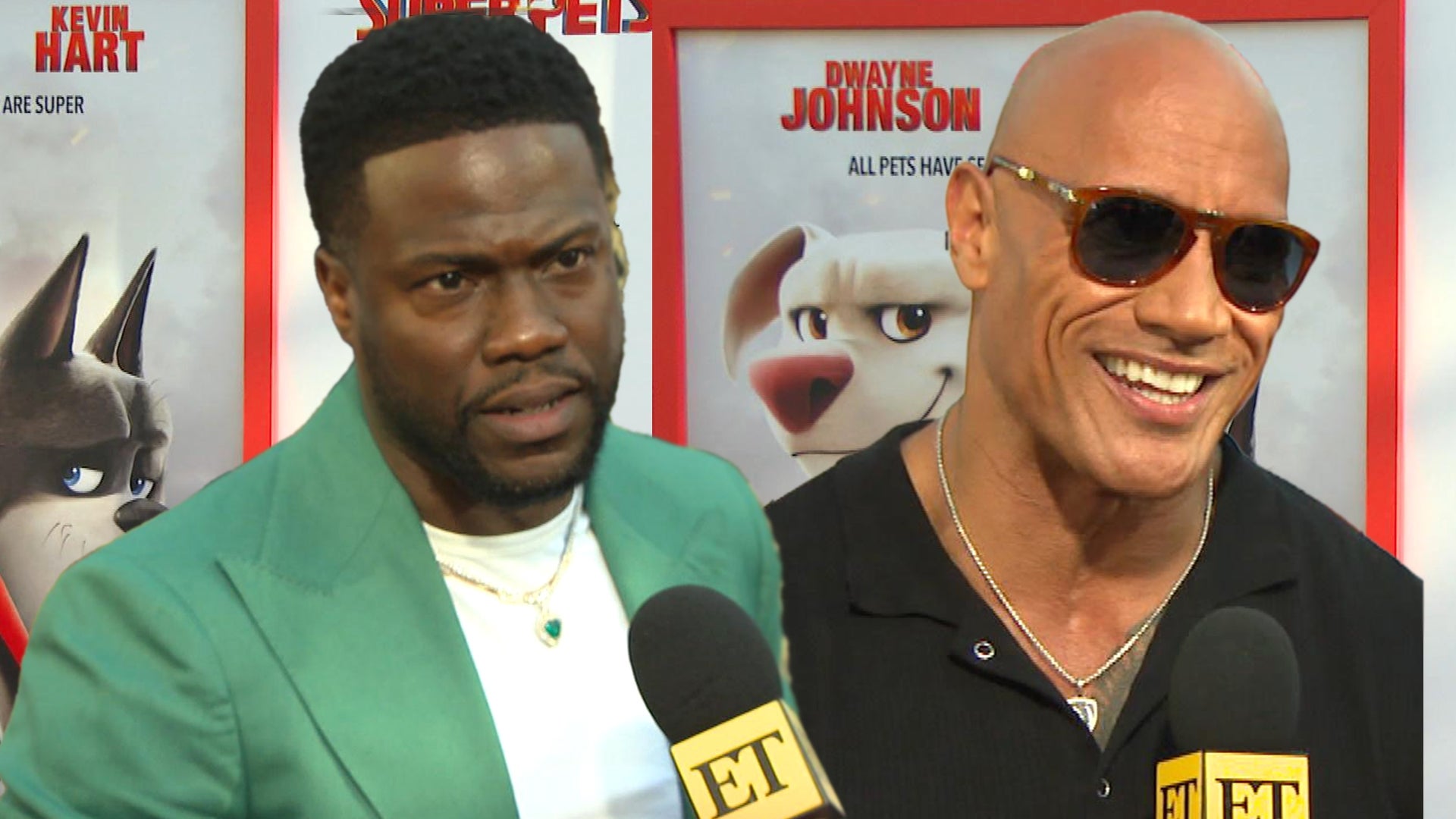 Kevin Hart and Dwayne Johnson on Teaming Up Together Again for ‘DC League of Super-Pets’ (Exclusive)