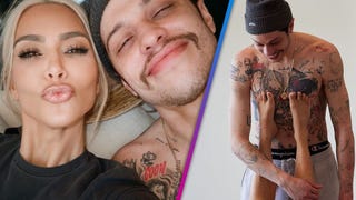Kim Kardashian Responds to Pete Davidson Foot Fetish Question From Sister Khloé 