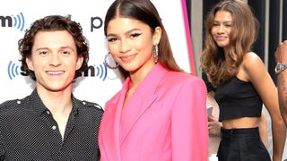 Zendaya Visits Tom Holland on Set in New York!