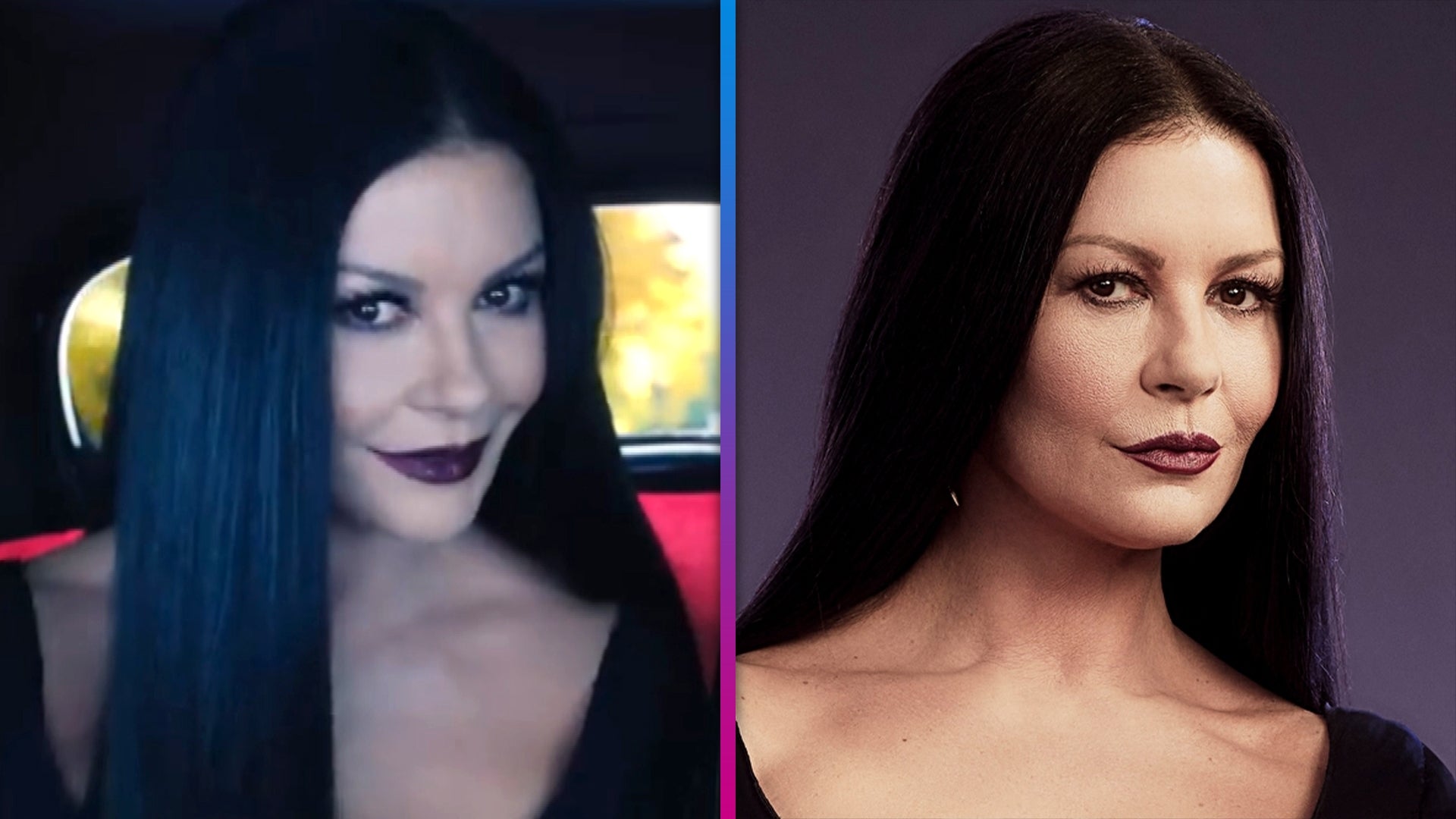 Catherine Zeta-Jones Transforms Into Morticia Addams in 'Wednesday'