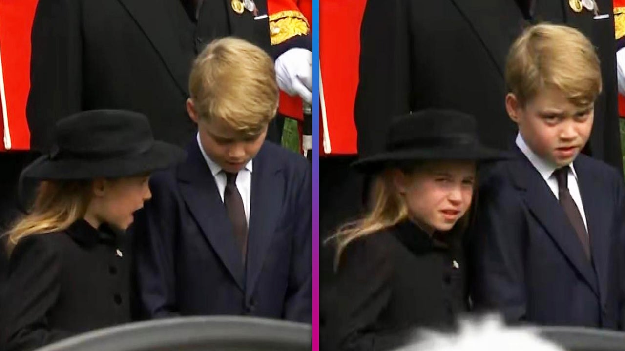 Princess Charlotte Instructs Prince to Bow at Queen's Funeral