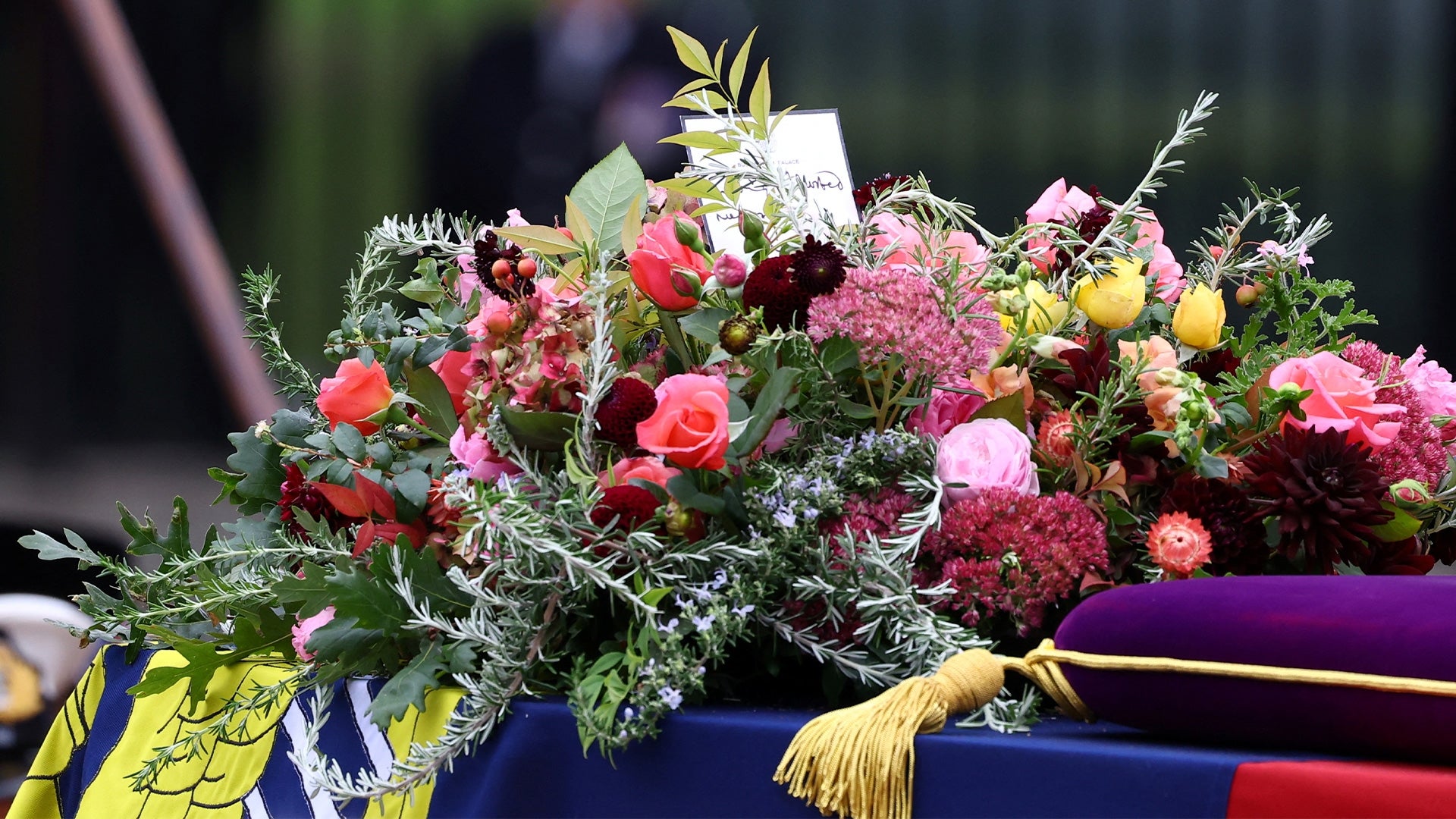 Queen Elizabeth's Funeral Bouquet Featured Flowers From Her Wedding (Source)