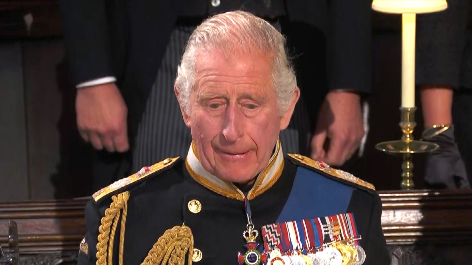 Queen Elizabeth's Funeral: King Charles Appears Emotional During 'God Save the King'