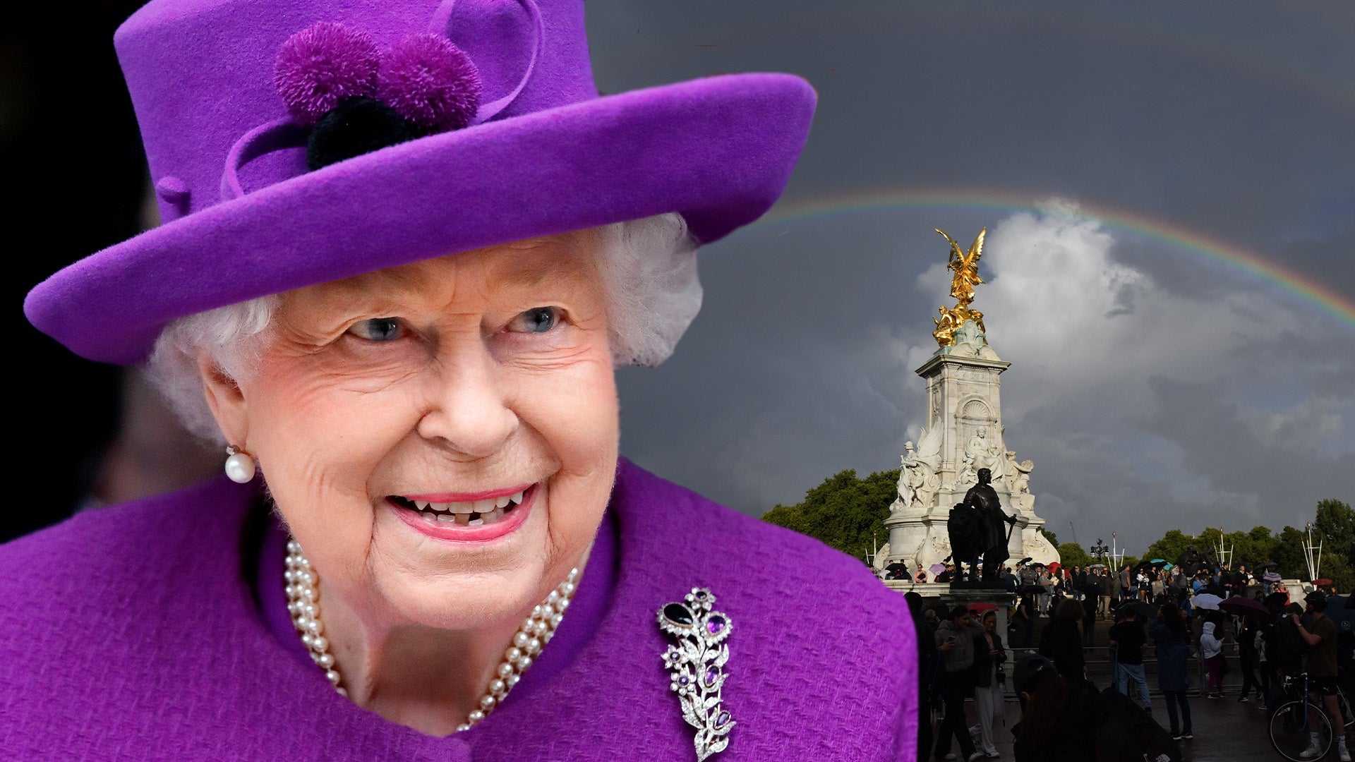 Queen Elizabeth Dead at 96: Double Rainbow Appears Over Buckingham Palace