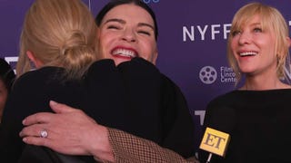Julianna Margulies Surprises Cate Blanchett Mid-Interview at 'Tár' Premiere (Exclusive)