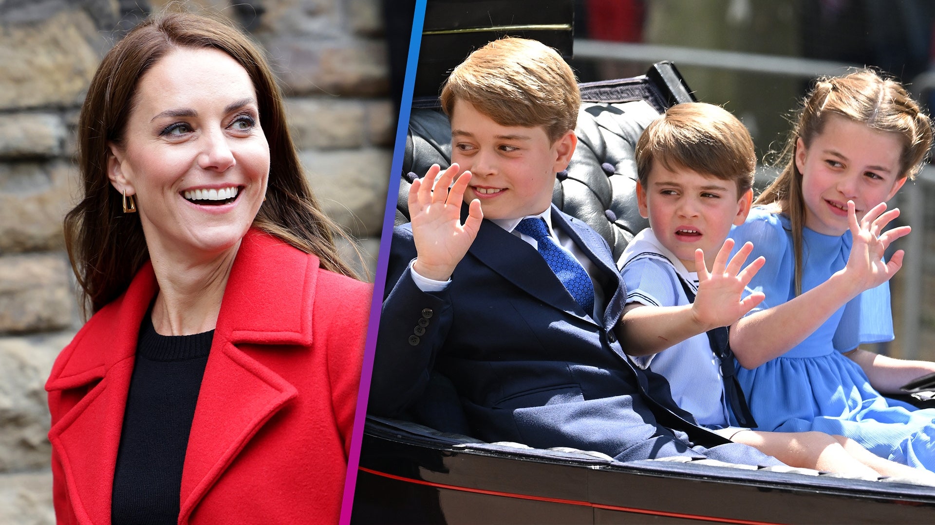What Kate Middleton's Kids Think of Younger Pics of Her and William