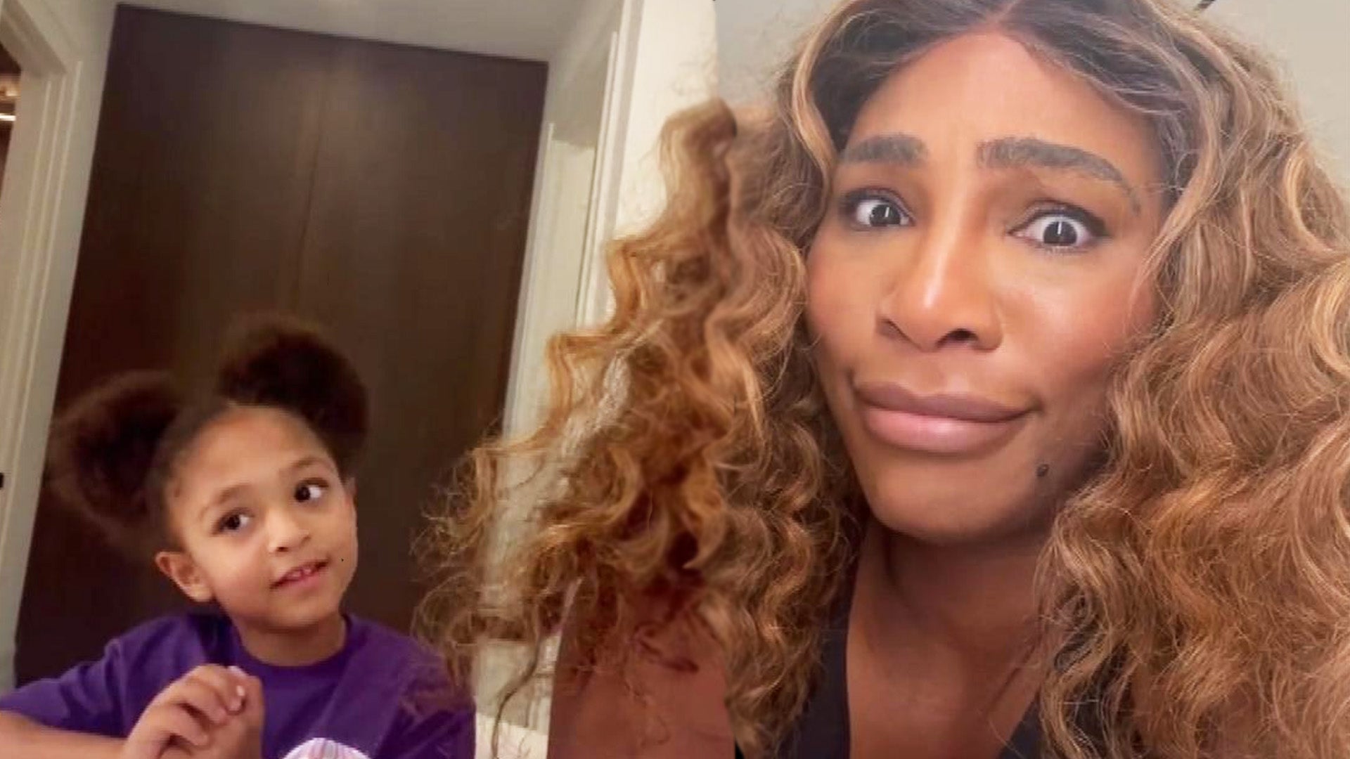 Serena Williams' Daughter Olympia Confuses a Tampon for a Cat Toy!