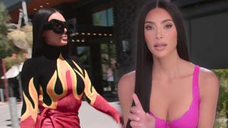 Kim Kardashian Claps Back at 'F**king Fickle' Kanye West Fans For Criticizing Her Outfit