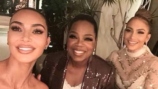 Kim Kardashian and Jennifer Lopez Celebrate Oprah’s 69th Birthday 