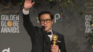 Golden Globes 2023: Ke Huy Quan (Full Backstage Interview)