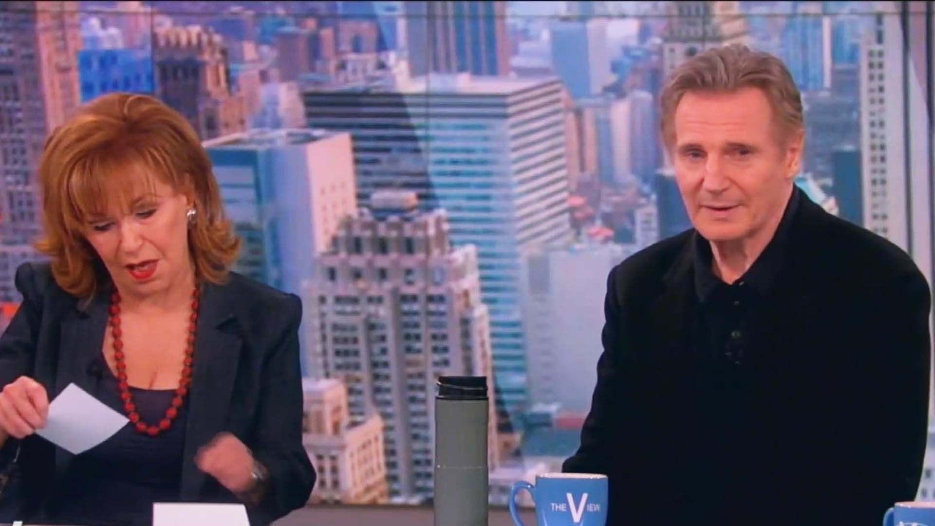 ‘The View’: Liam Neeson Details 'Embarrassing' Interview
