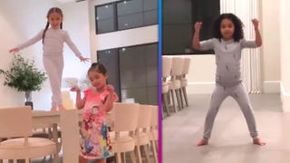 Watch True Thompson and Dream Kardashian Dance to a Kanye West Classic