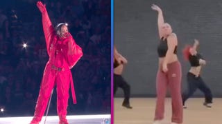 Rihanna's Super Bowl Rehearsal Footage! Inside the Choreography