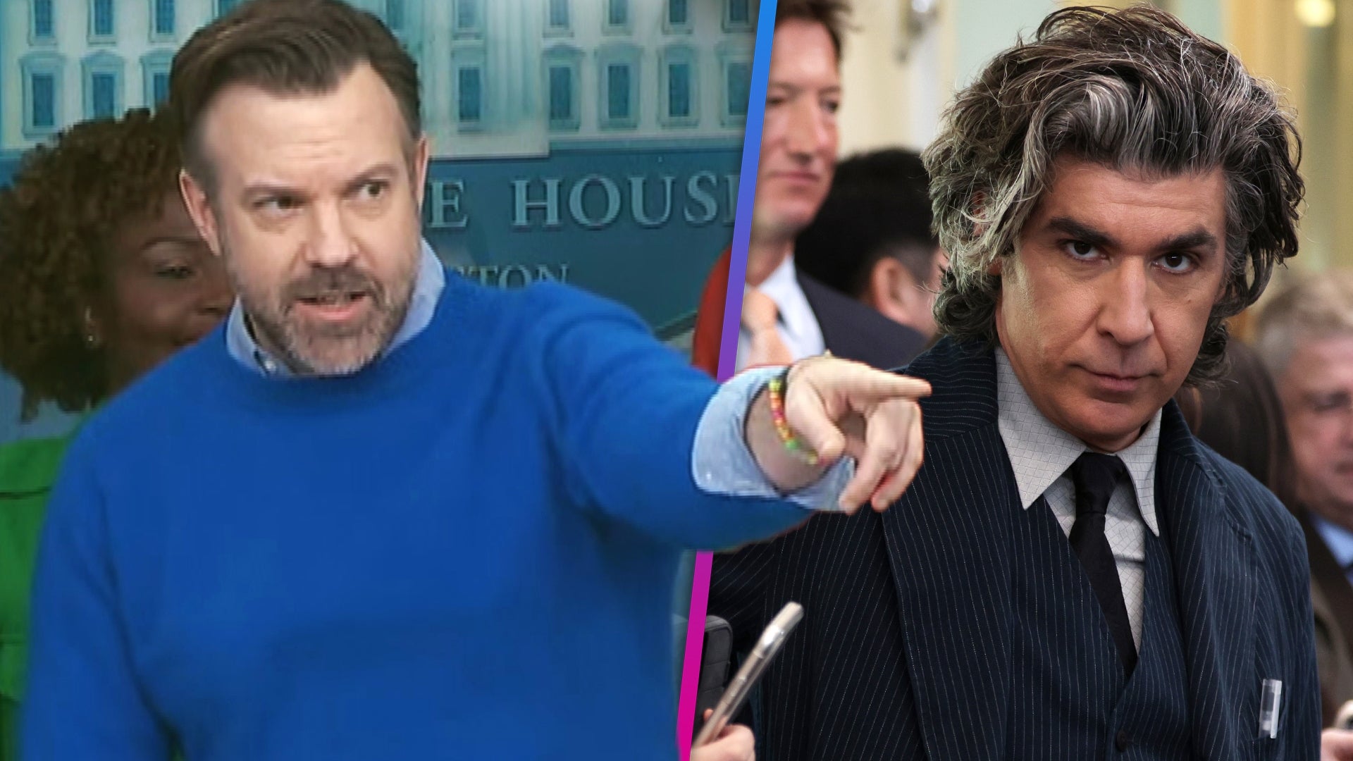Ted Lasso': Jason Sudeikis Fields Question From Trent Crimm at the White House 